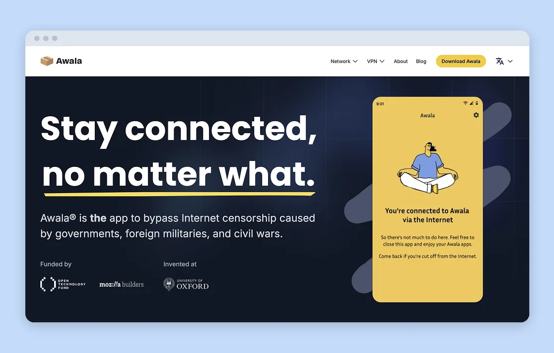 Awala Wireframe