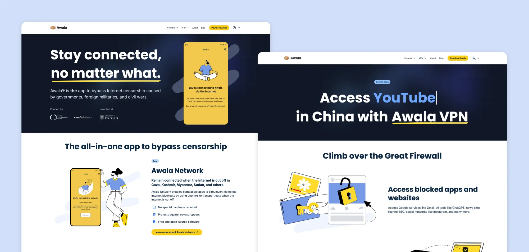 Awala Website Redesign Hero Image