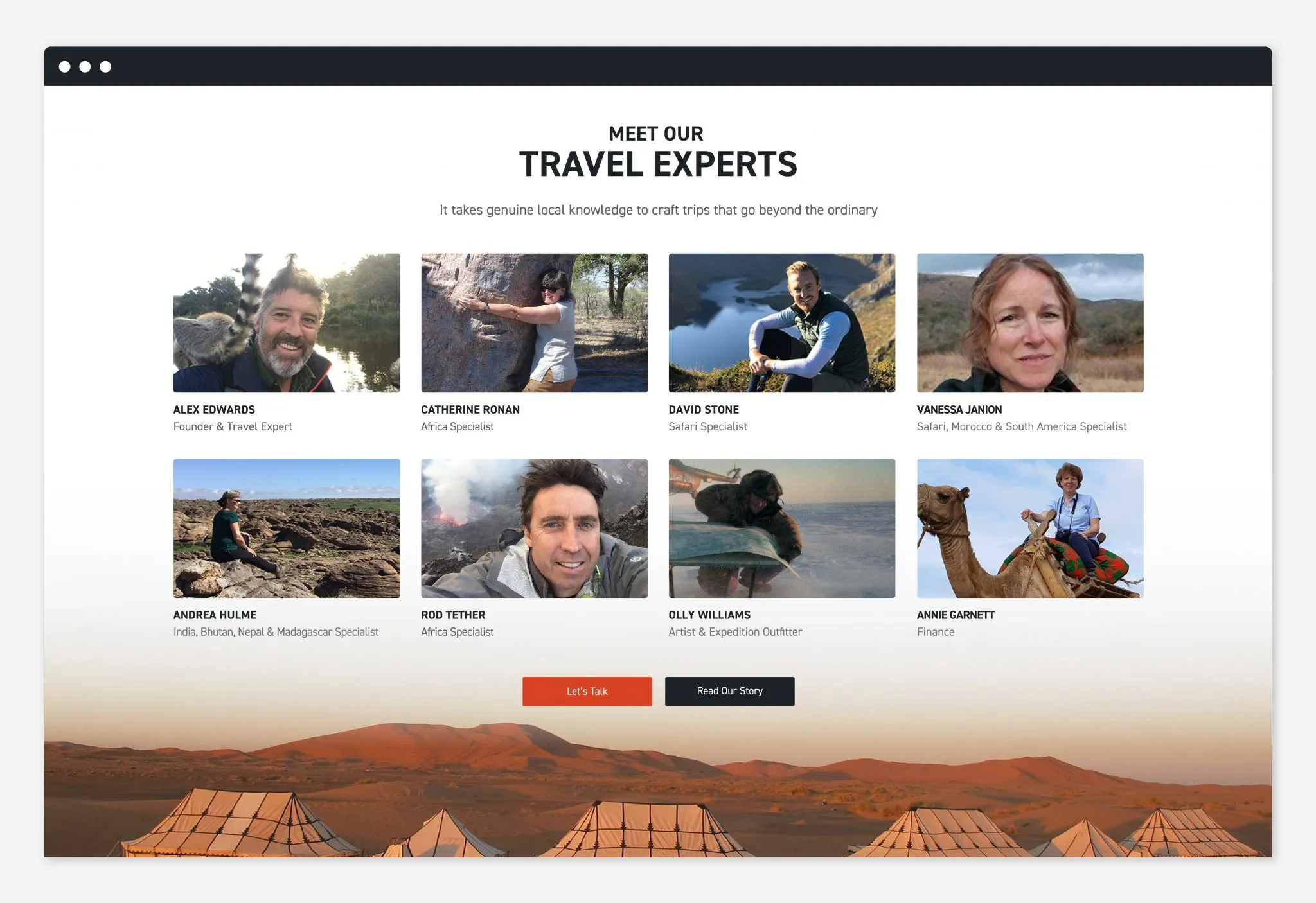 Natural High Safaris Team